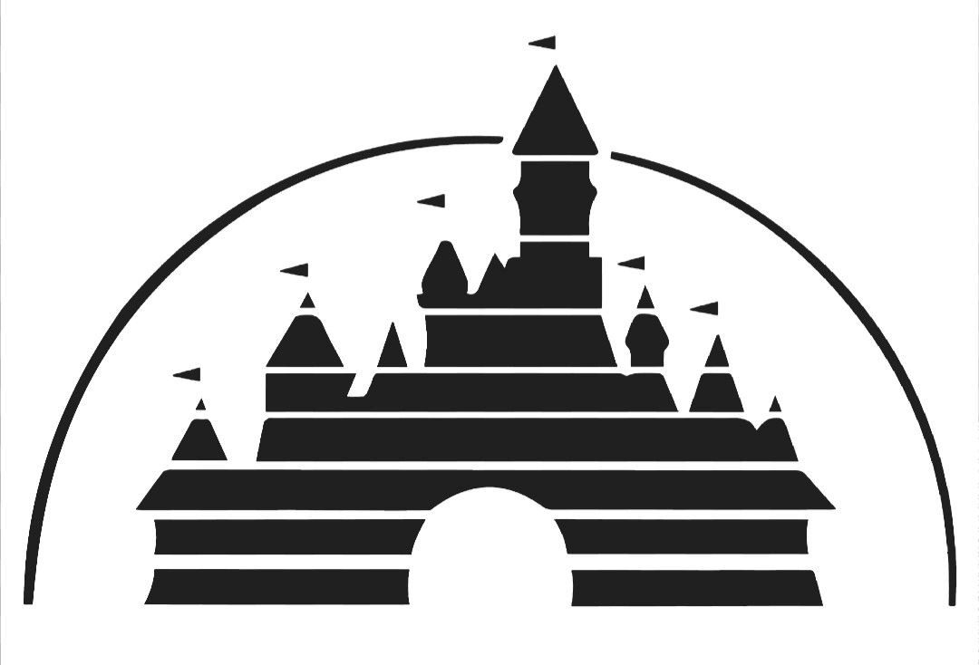 Disney Castle Silhouette clipart 1