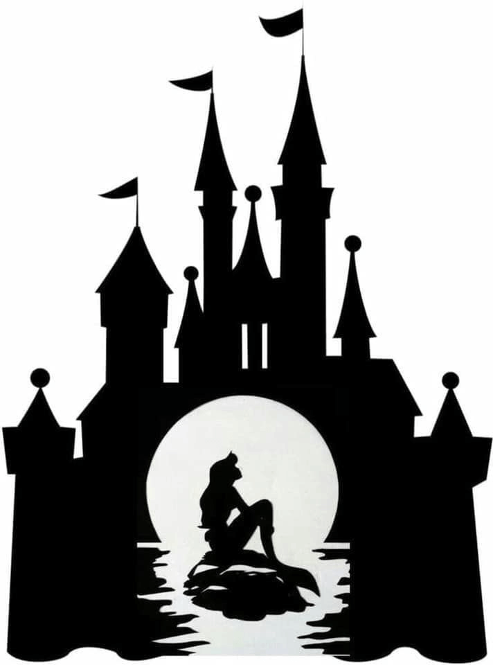 Disney Castle Silhouette clipart 3