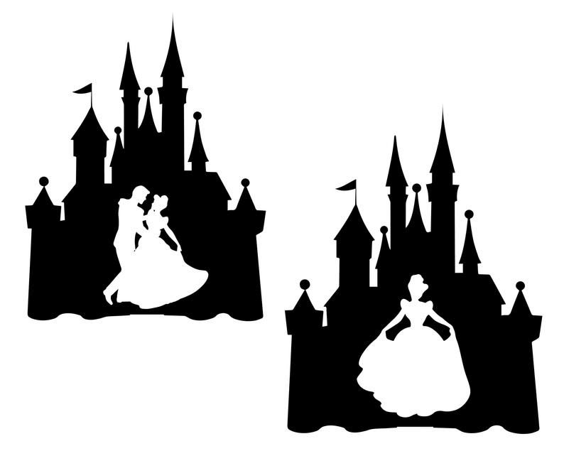 Disney Castle Silhouette clipart 7