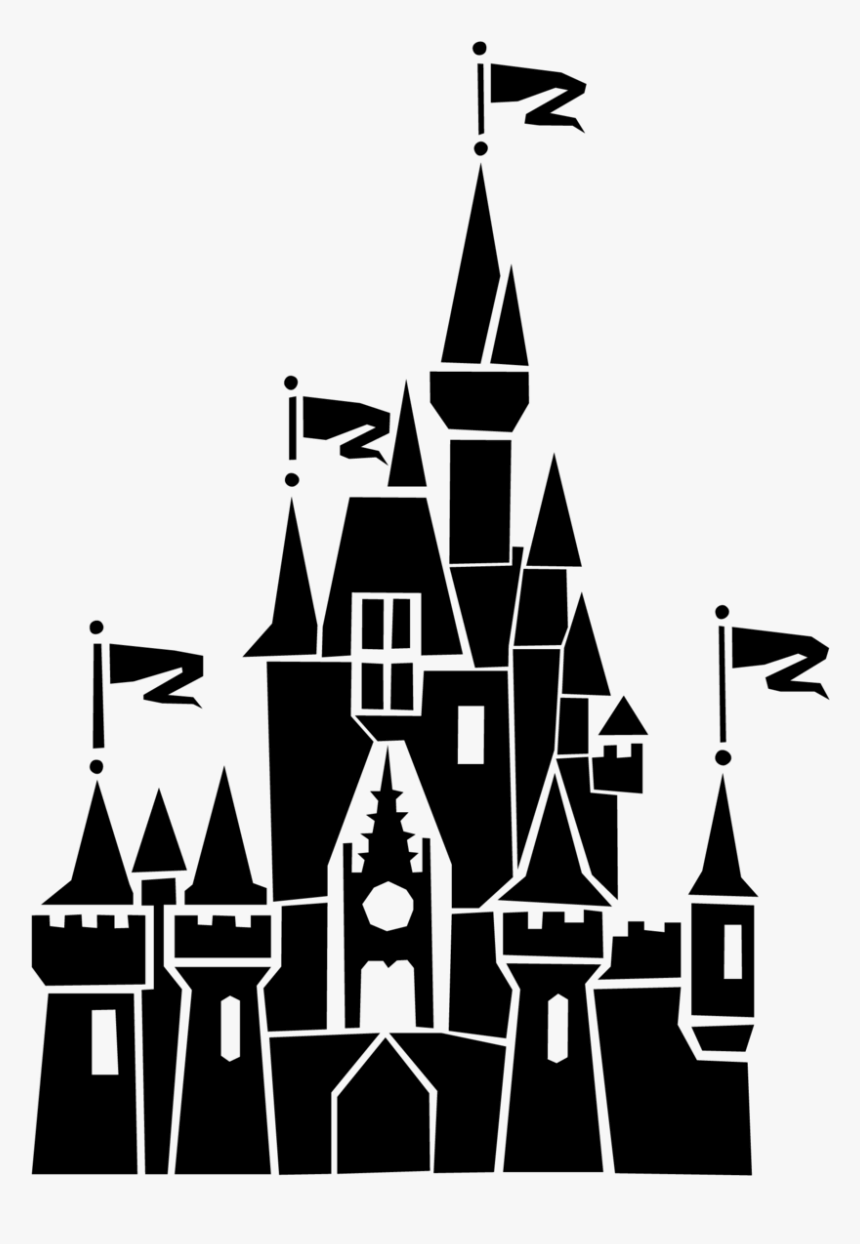 Disney Castle Silhouette clipart