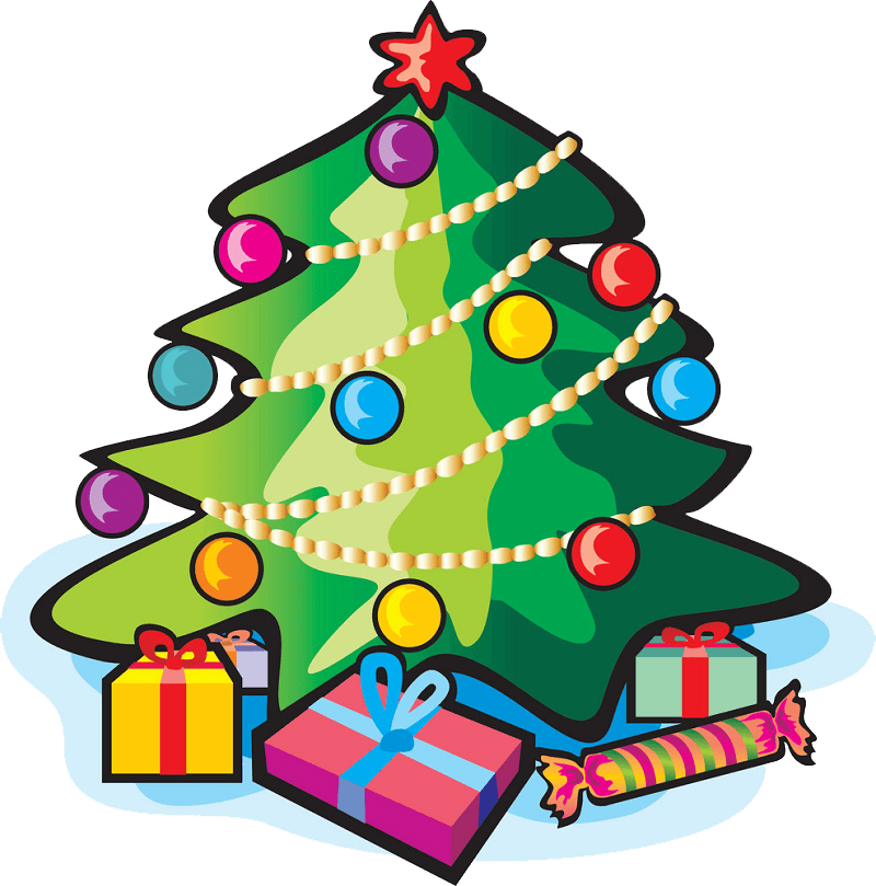 Gifts Christmas Tree clipart transparent