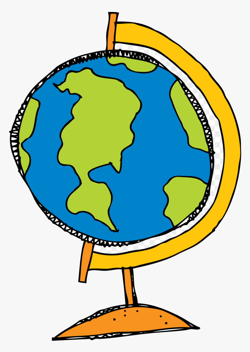 Hand Drawn Globe clipart