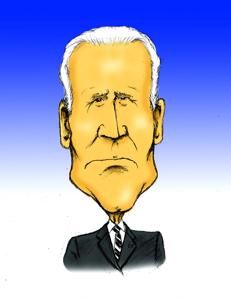 Hand Drawn Joe Biden clipart