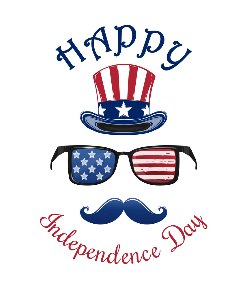 Happy 4th of July clipart