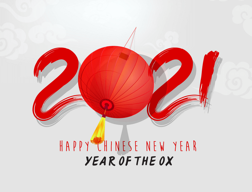 Happy Chinese New Year 2021 clipart
