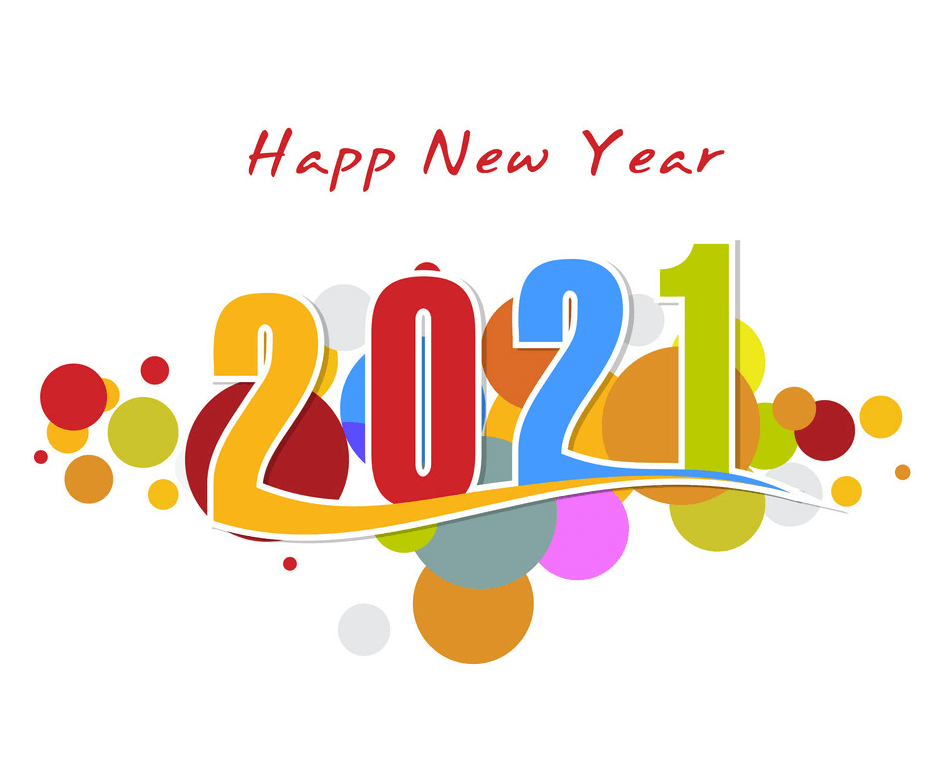 Happy New Year 2021 clipart 2