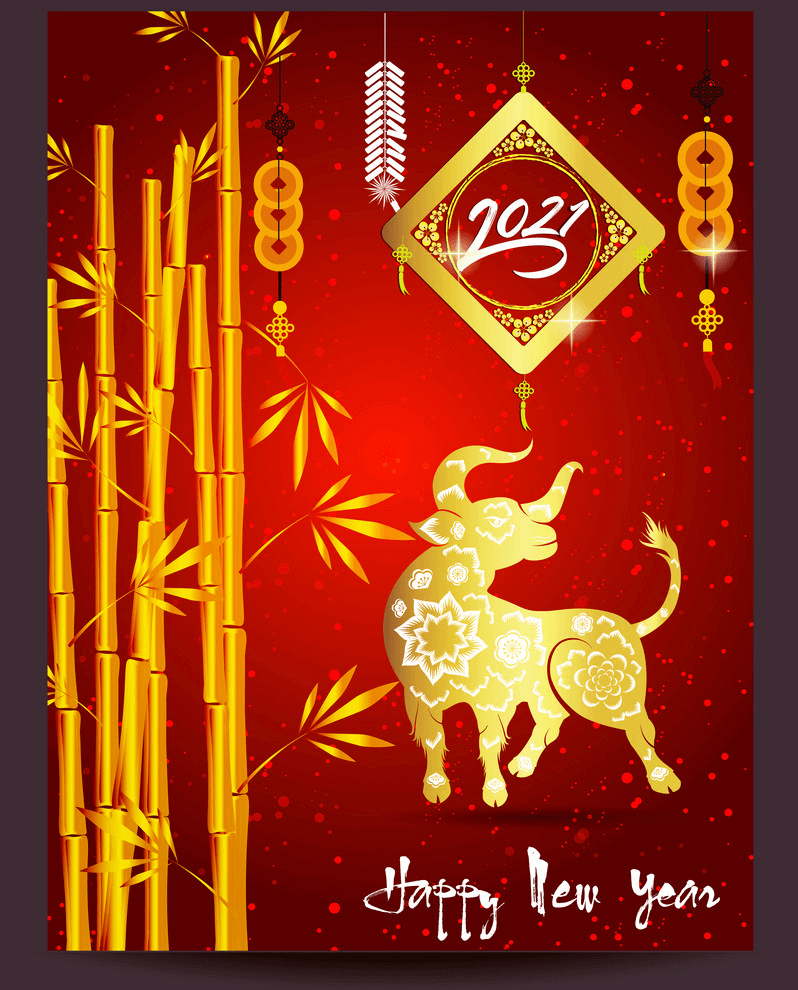 Happy New Year 2021 clipart 7