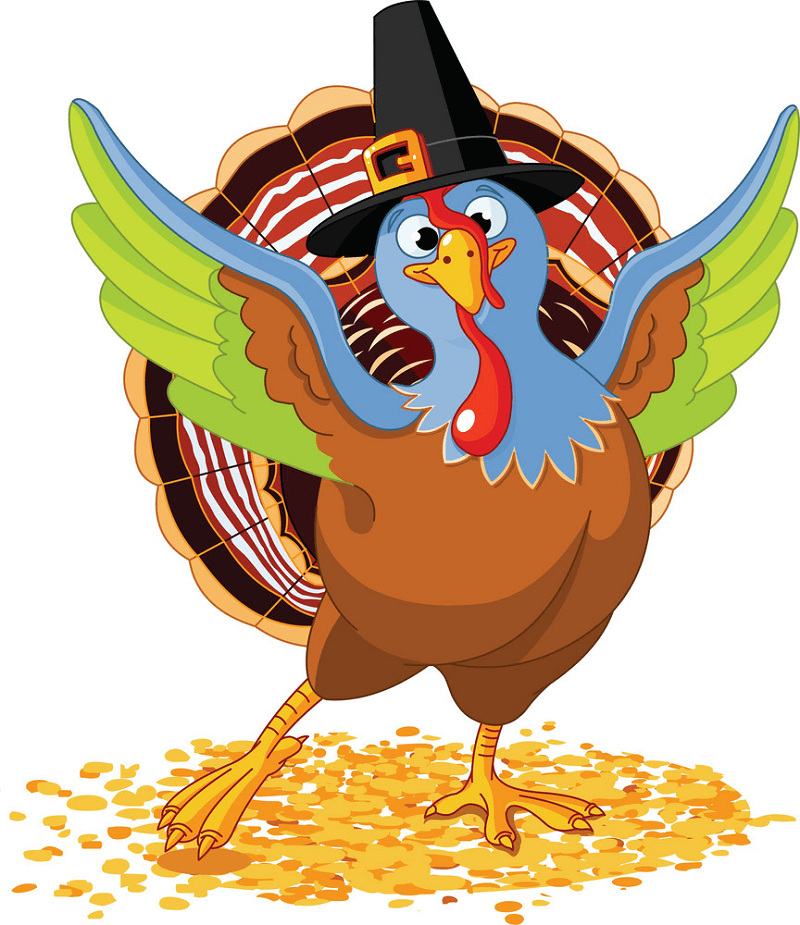 Happy Turkey clipart