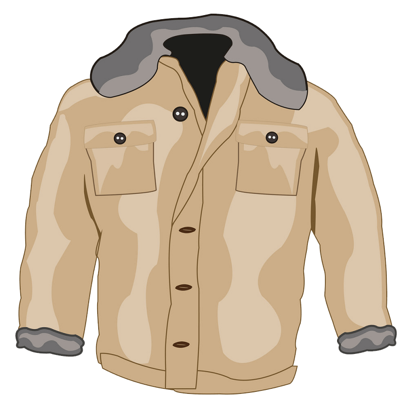 Jacket for Winter clipart transparent