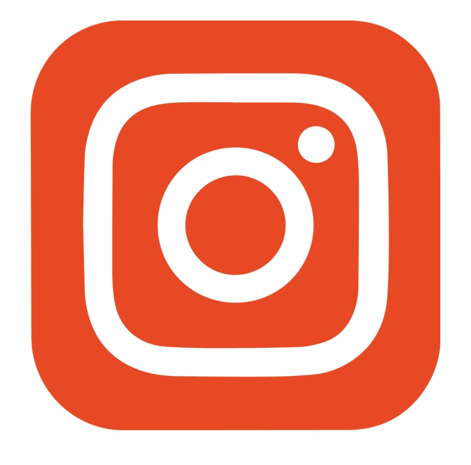 Orange Instagram Logo clipart
