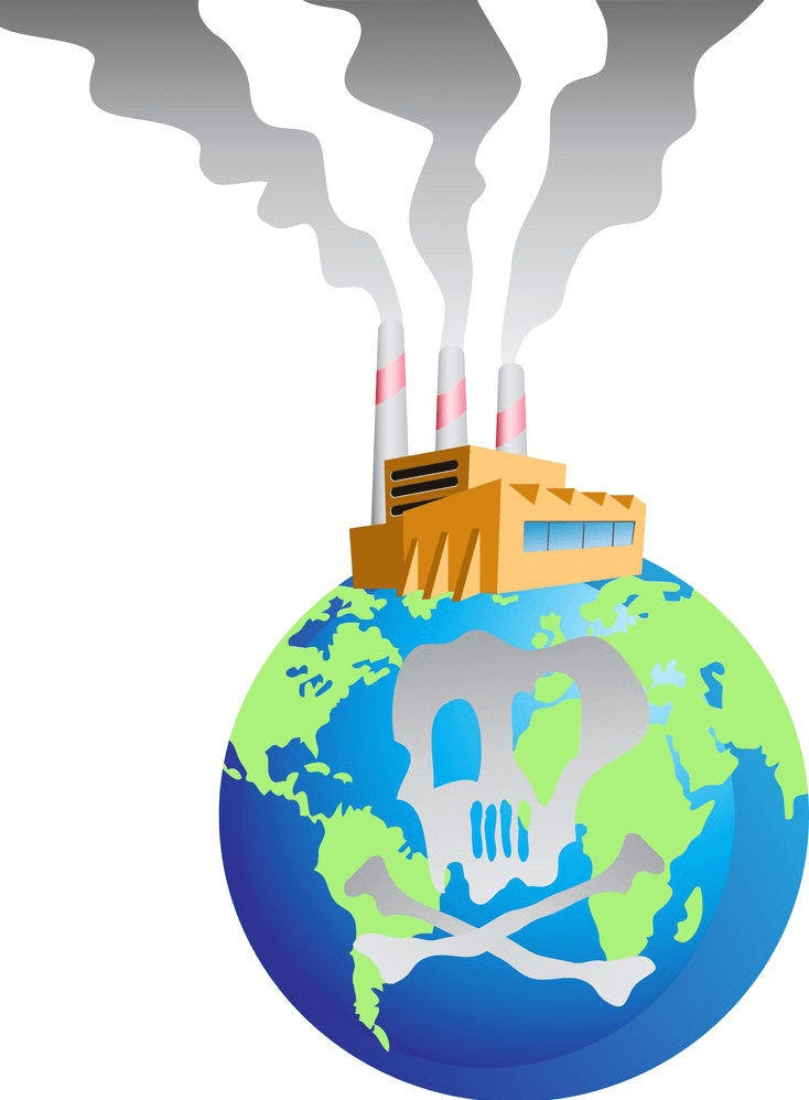 Polluted Earth clipart