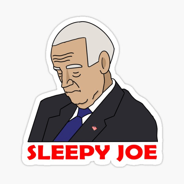 Sleepy Joe Biden clipart