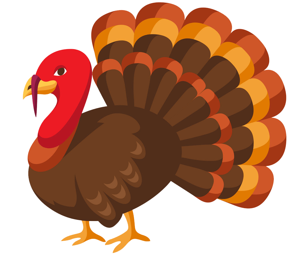 Thanksgiving Turkey clipart transparent