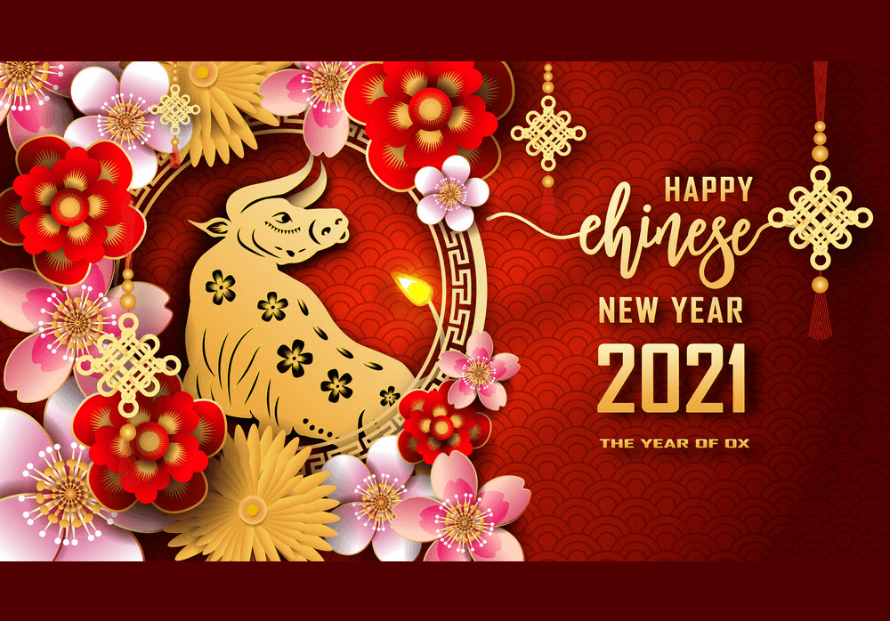 The Year of Ox 2021 clipart