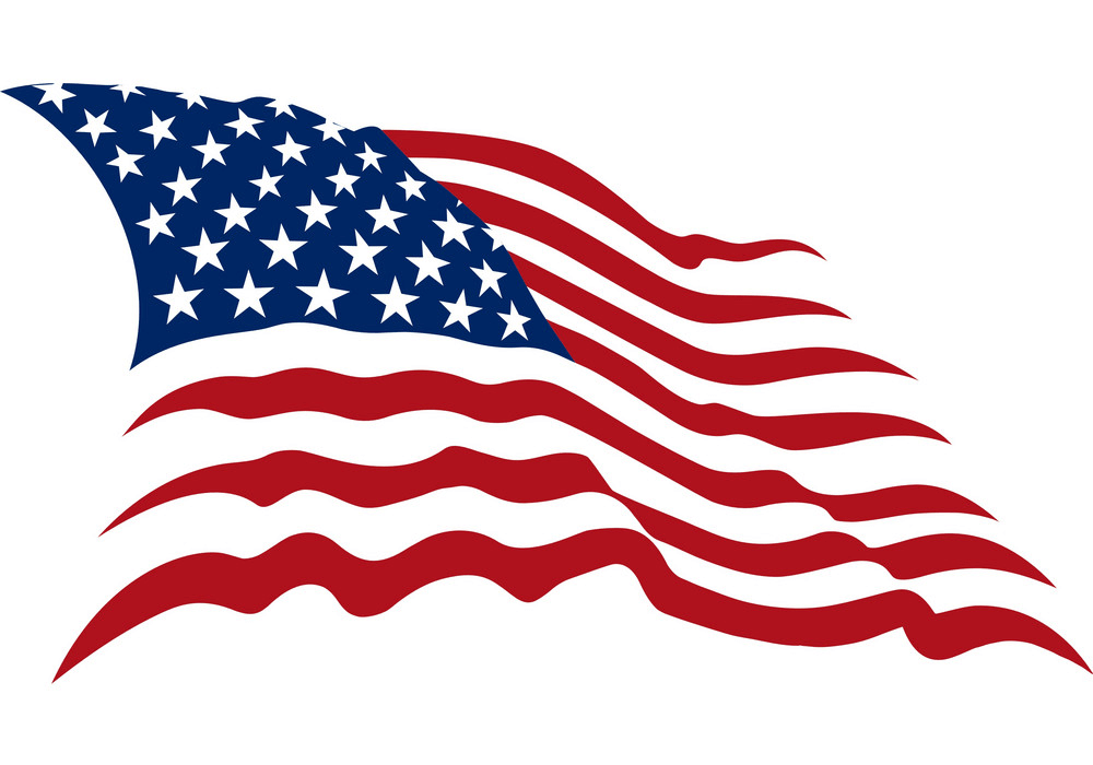 American Flag clipart 2