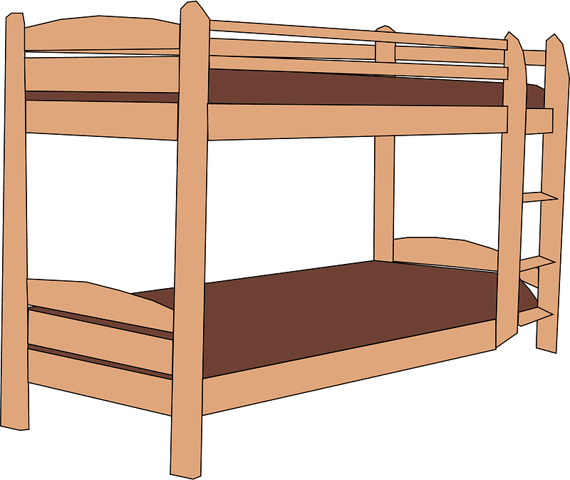 Bed clipart for kid