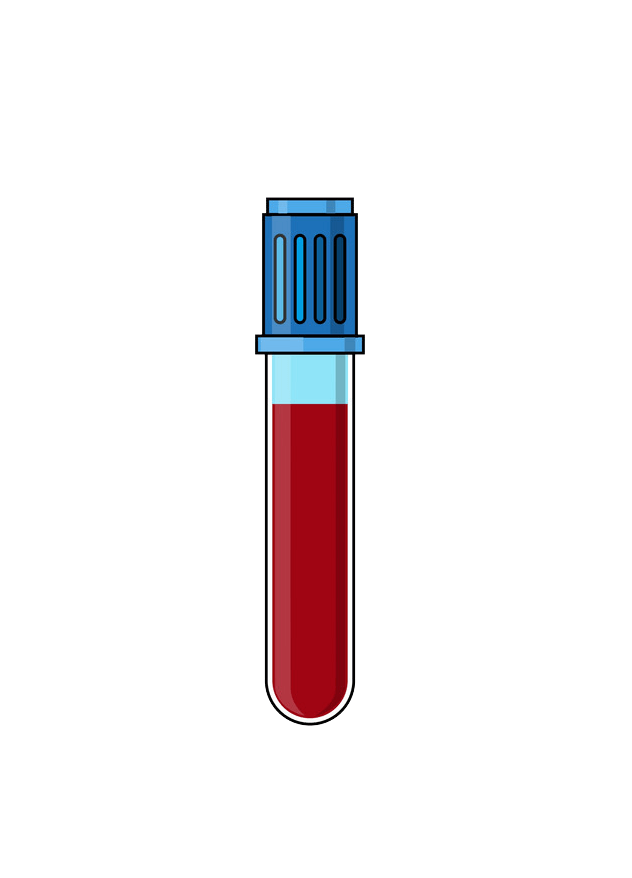 Blood Test Tube clipart transparent 1
