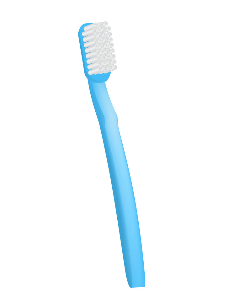 Blue Toothbrush clipart 1