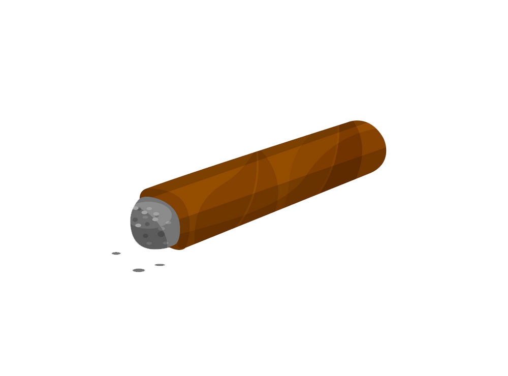 Burning Cigar clipart transparent