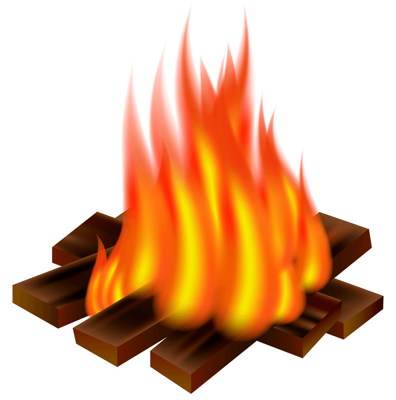 Campfire clipart 1
