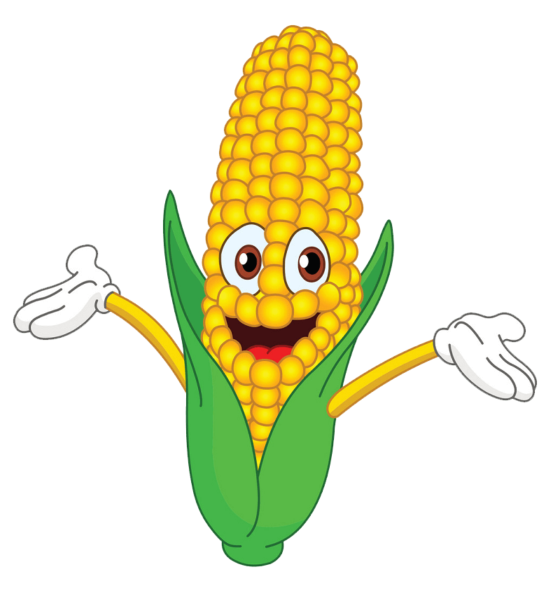 Cartoon Corn clipart transparent