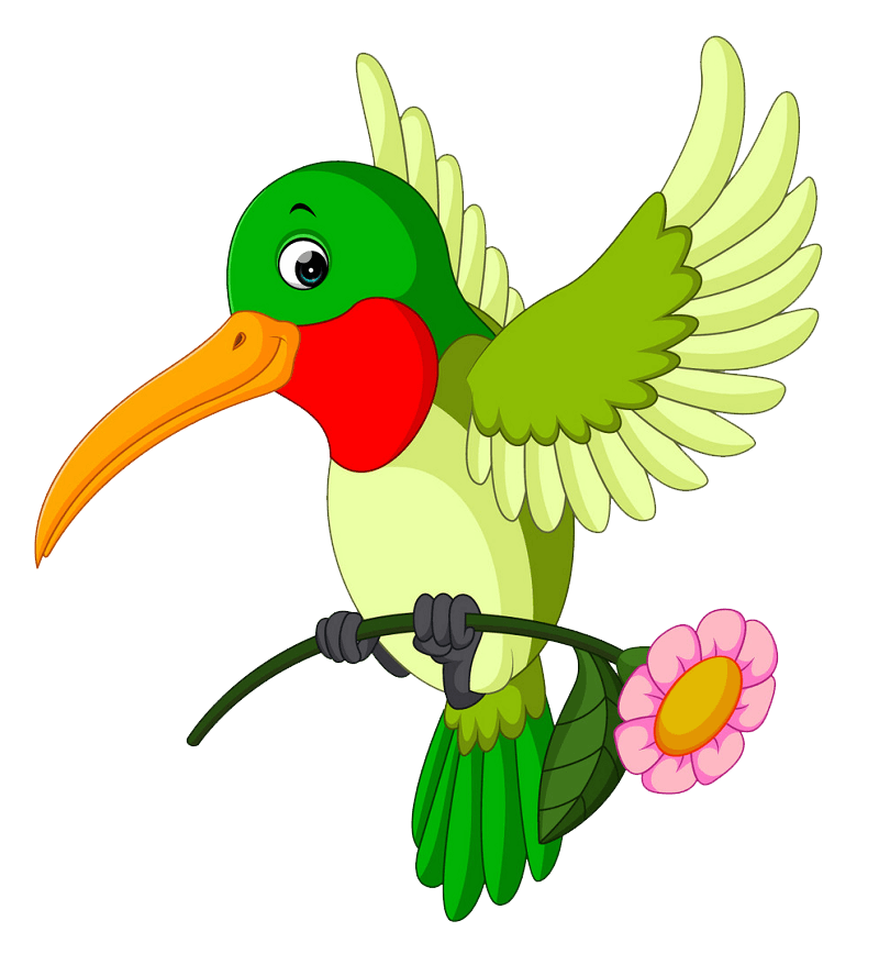 Cartoon Hummingbird clipart transparent 1