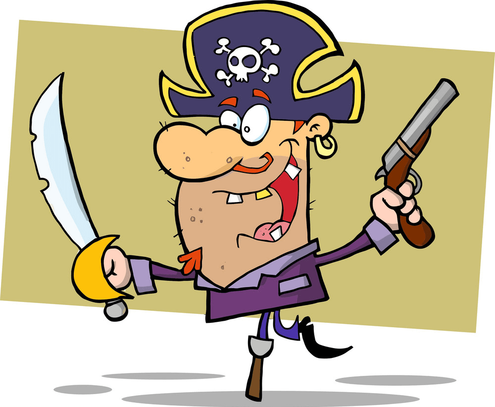 Cartoon Pirate clipart