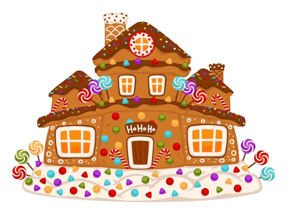 Christmas Gingerbread House clipart