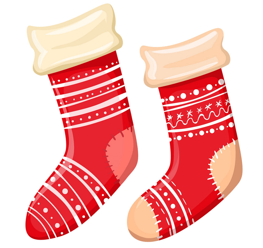 Christmas Socks clipart
