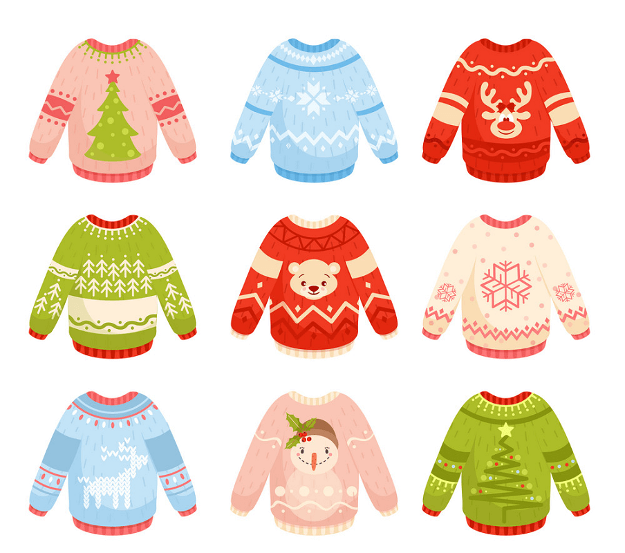 Christmas Sweaters clipart