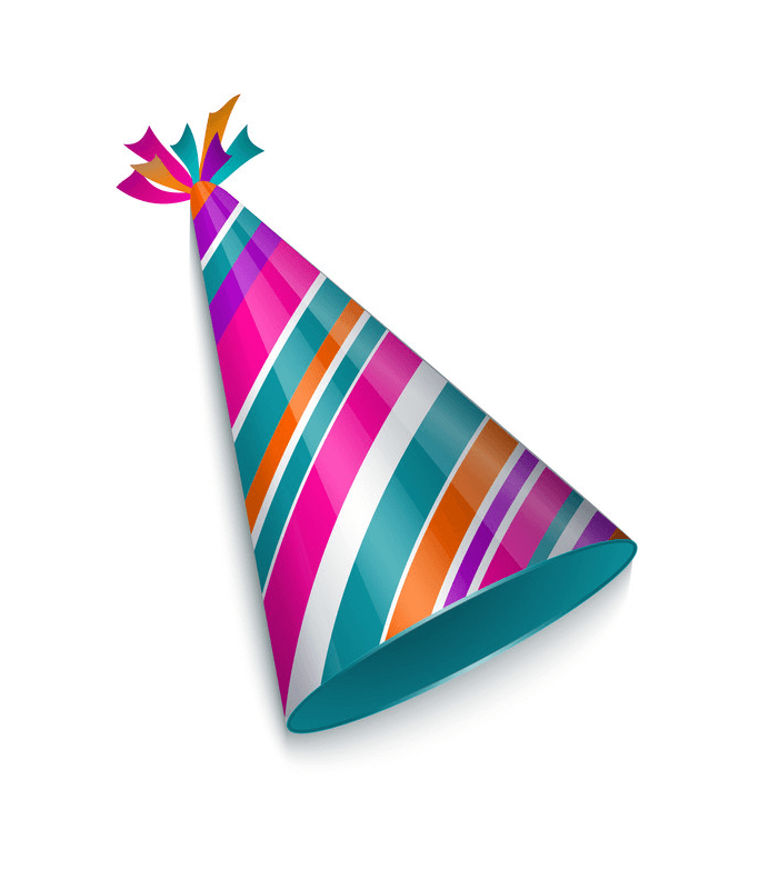 Colorful Party Hat clipart 1