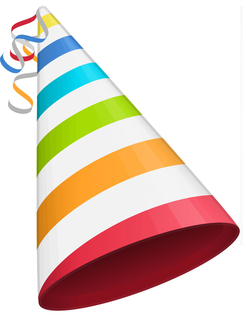Colorful Party Hat clipart