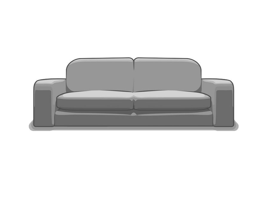 Couch clipart transparent 2