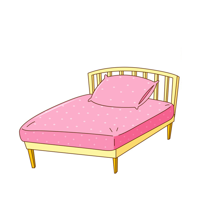 Cute Bed clipart