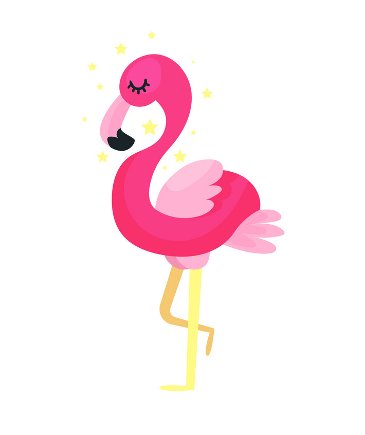 Cute Flamingo clipart