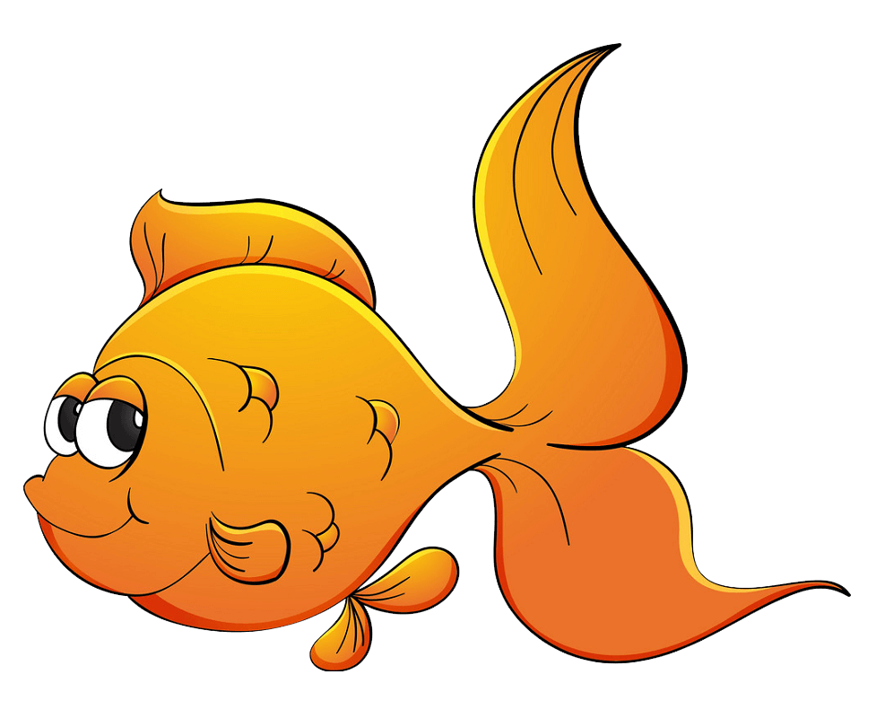 Cute Goldfish clipart transparent