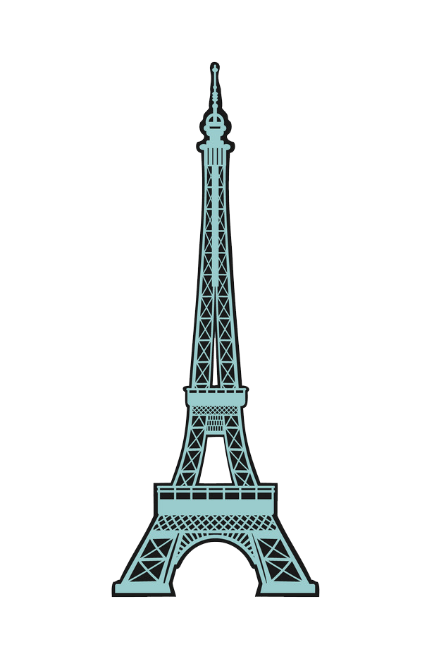 Eiffel Tower clipart transparent