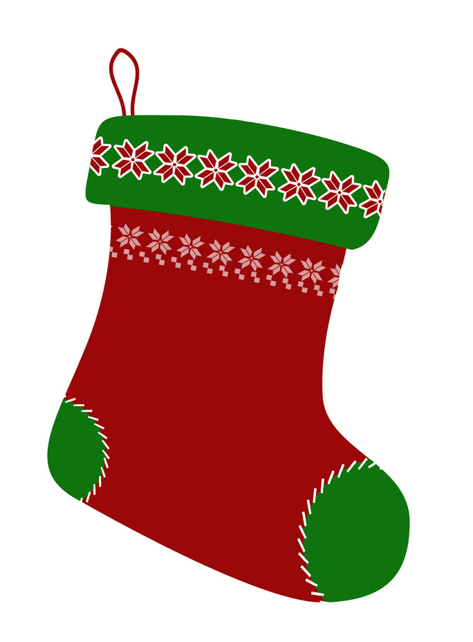 Empty Christmas Stocking clipart
