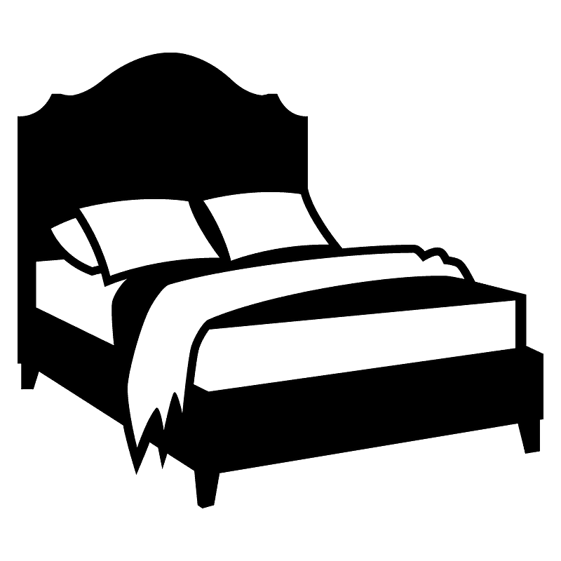 Free Bed clipart png