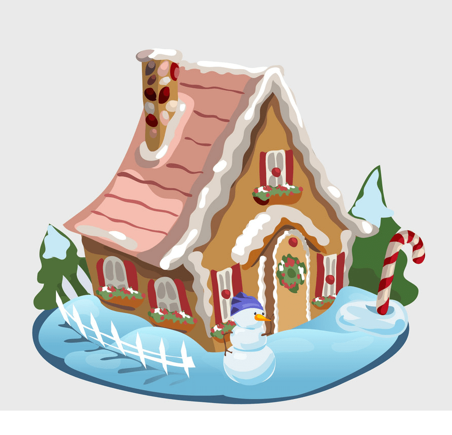 Gingerbread House clipart 1