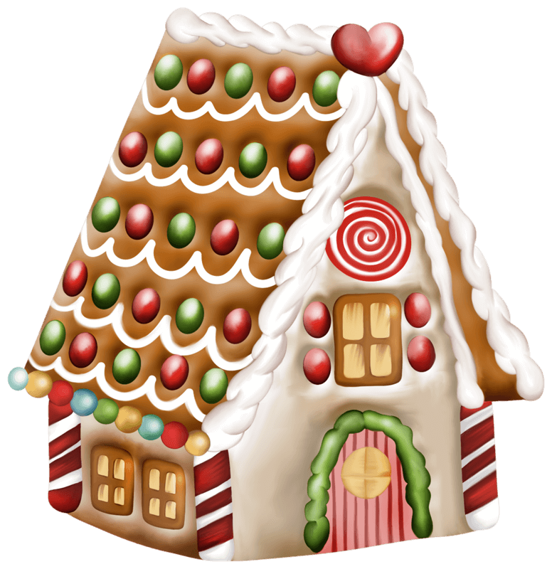 Gingerbread House clipart transparent 1