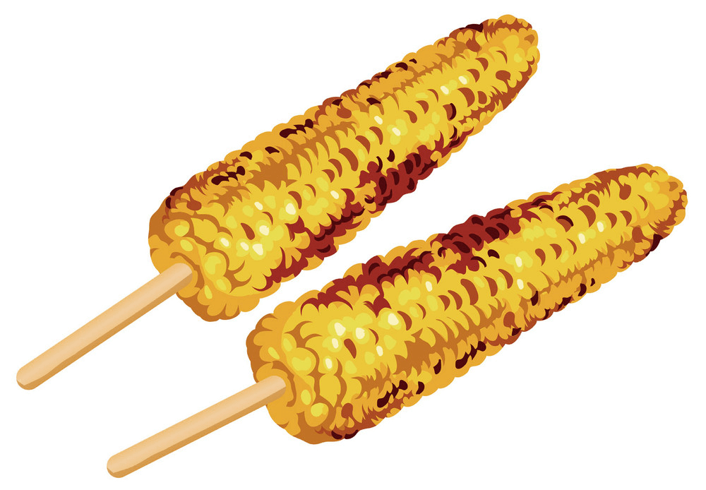 Grilled Corn clipart 1