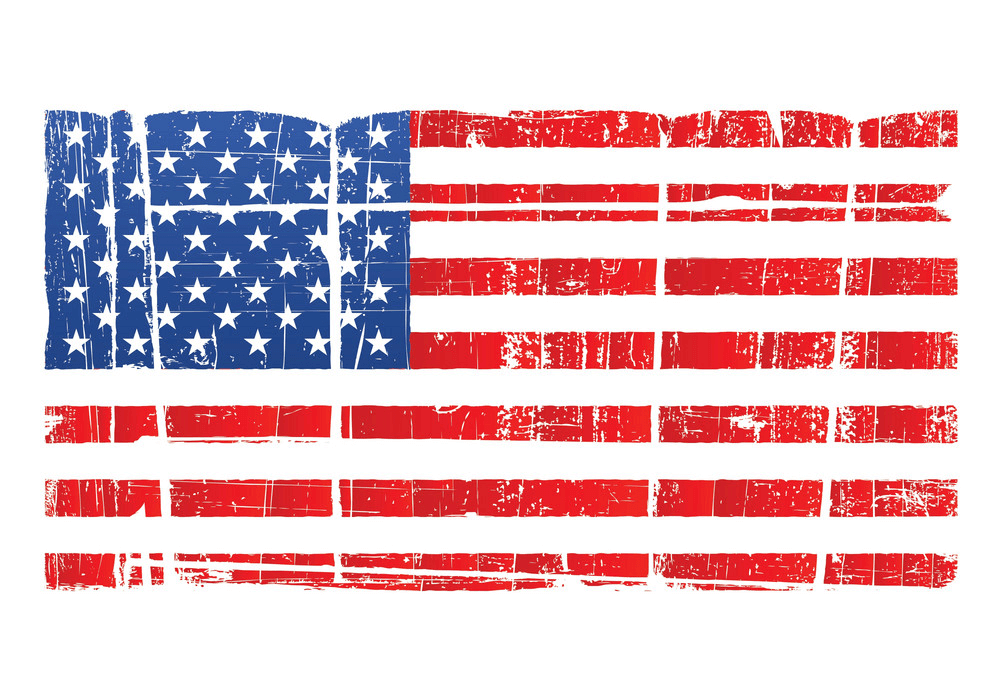 Grunge Art American Flag clipart 3