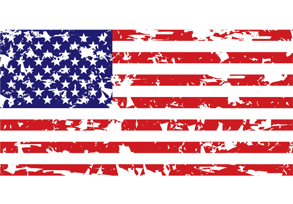 Grunge Art American Flag clipart 5