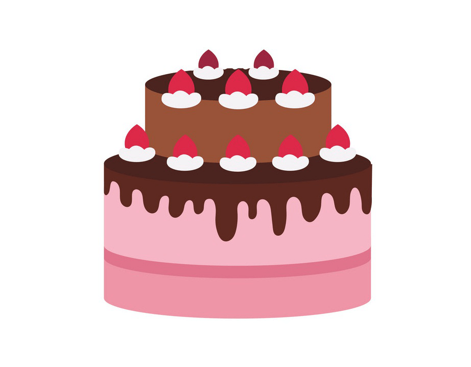Happy Birthday Cake clipart 4