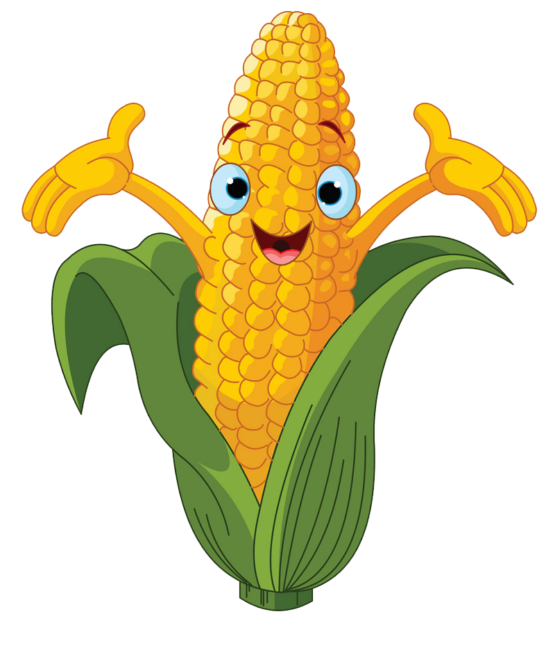 Happy Corn clipart transparent