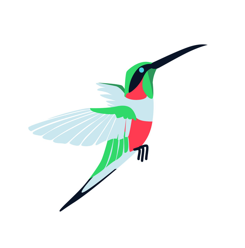 Hummingbird clipart 3