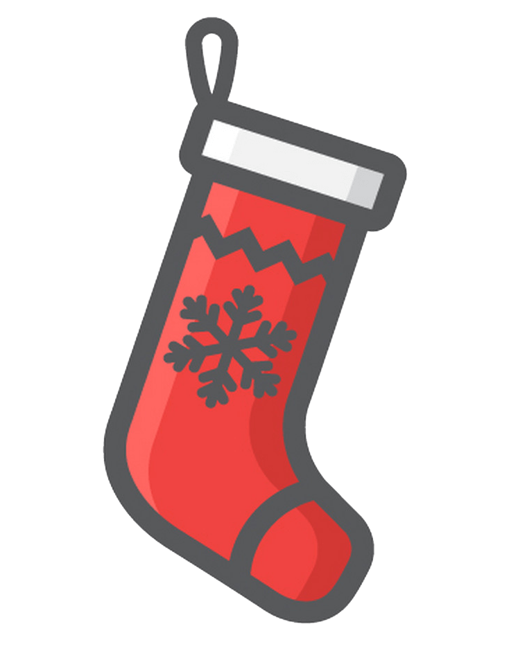 Icon Christmas Stocking clipart transparent