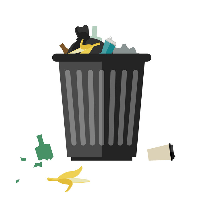 Icon Full Trash Can clipart
