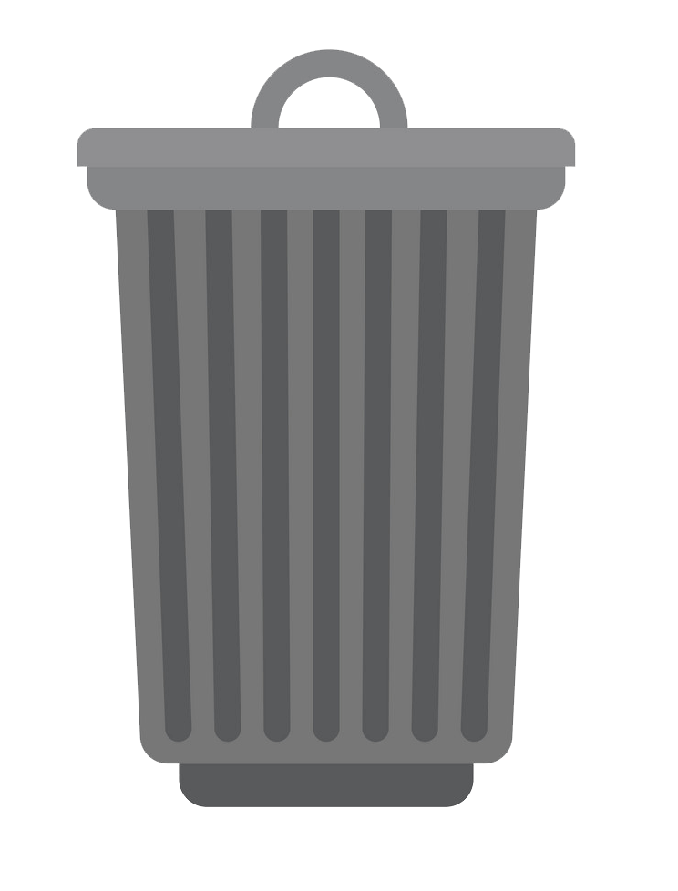 Icon Trash Can clipart transparent 1